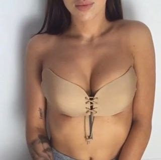 NEW Invisible Silicone Push Up Bra For Women - No Annoying Shoulder Straps!