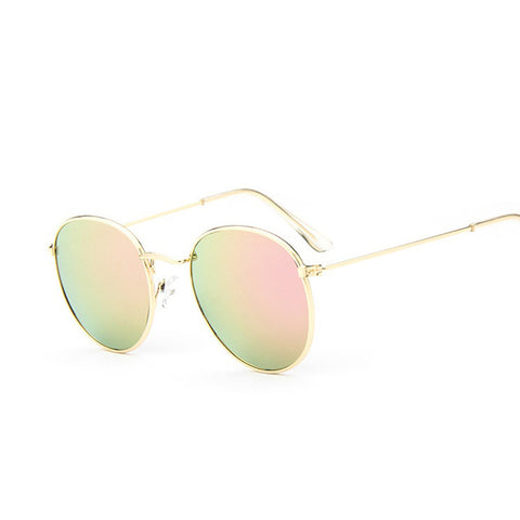 Retro Multi Color Mirror Sunglasses (Multiple Styles)