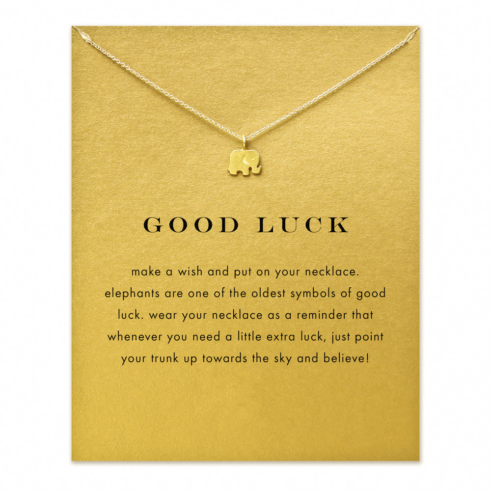 Lucky Elephant Pendant Necklace