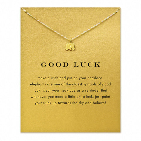 Lucky Elephant Pendant Necklace