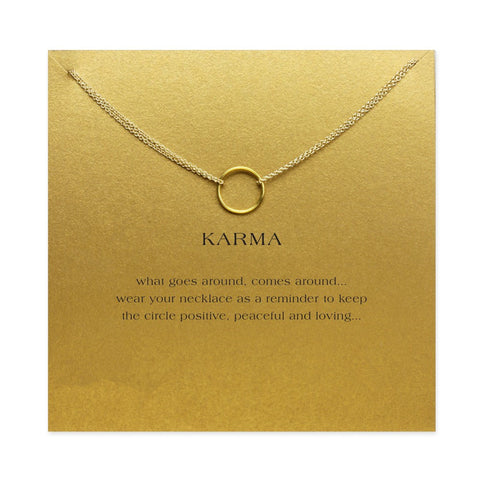 Karma Pendant Necklace