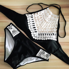 Halter Crochet Bikini