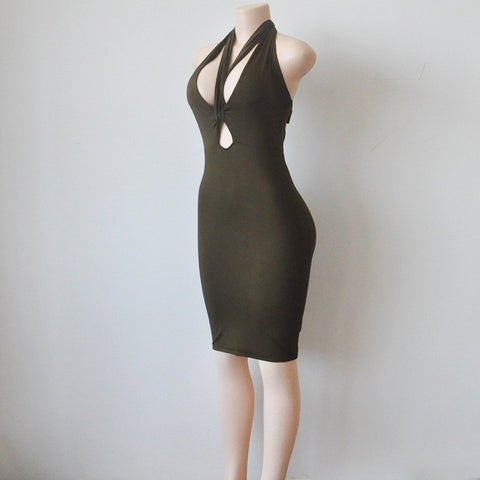 Elegant Backless Evening Dress