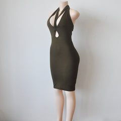 Elegant Backless Evening Dress