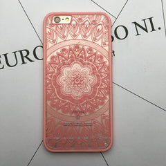 Floral Lace Case For iPhone 7 6 6S Plus