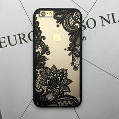 Floral Lace Case For iPhone 7 6 6S Plus