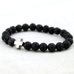 Cross Lava Bracelets