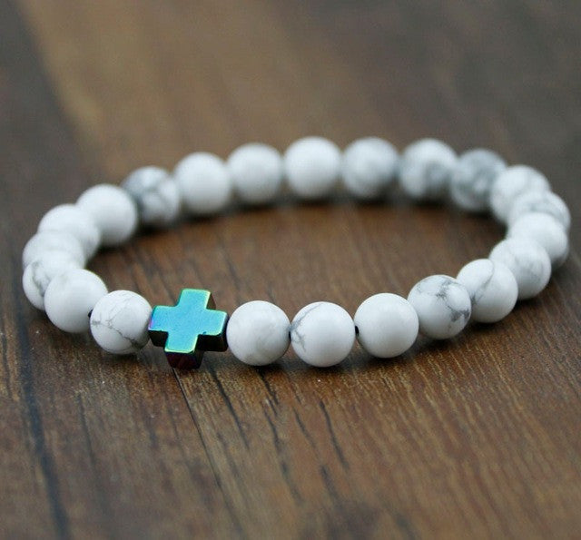 Cross Lava Bracelets