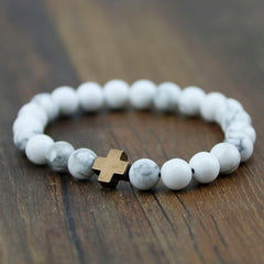 Cross Lava Bracelets