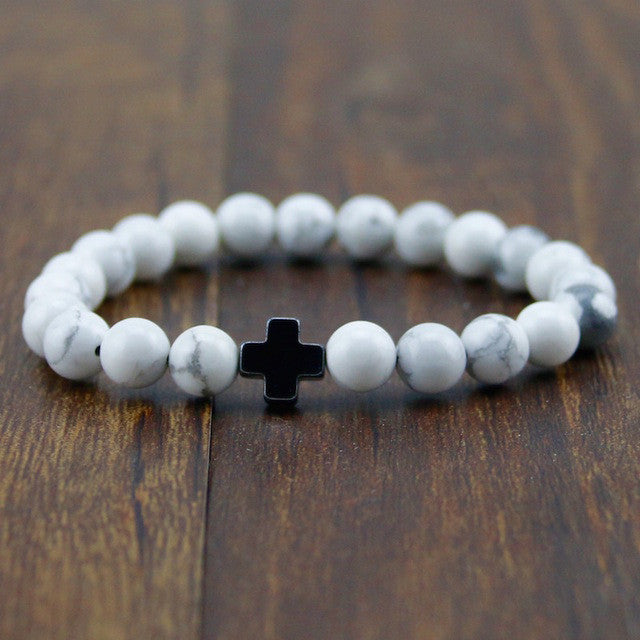 Cross Lava Bracelets