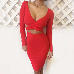 TWO PIECE BANDAGE DRESS
