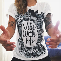 VIBE WITH ME TEE SHIRT