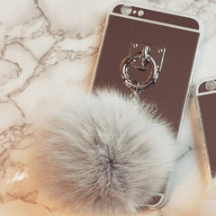 Silver Tassel Mirror  iPhone Case 7 7Plus 6 6S 6plus 4 5 S 5S