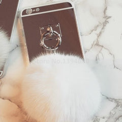 Silver Tassel Mirror  iPhone Case 7 7Plus 6 6S 6plus 4 5 S 5S