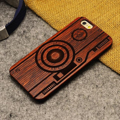 Luxury Bamboo Phone Case For Iphone 5 5S 6 6S 6Plus 6S Plus 7 7Plus