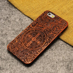 Luxury Bamboo Phone Case For Iphone 5 5S 6 6S 6Plus 6S Plus 7 7Plus