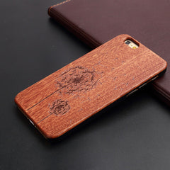 Luxury Bamboo Phone Case For Iphone 5 5S 6 6S 6Plus 6S Plus 7 7Plus