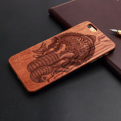 Luxury Bamboo Phone Case For Iphone 5 5S 6 6S 6Plus 6S Plus 7 7Plus