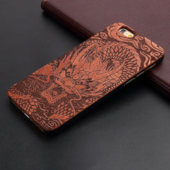 Luxury Bamboo Phone Case For Iphone 5 5S 6 6S 6Plus 6S Plus 7 7Plus