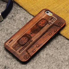 Luxury Bamboo Phone Case For Iphone 5 5S 6 6S 6Plus 6S Plus 7 7Plus