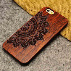 Luxury Bamboo Phone Case For Iphone 5 5S 6 6S 6Plus 6S Plus 7 7Plus