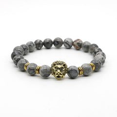 Lions Head Beaded Bracelets (Multiple Styles)