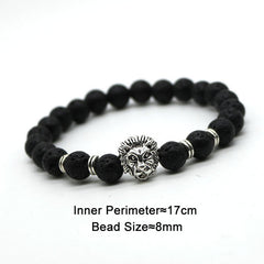 Lions Head Beaded Bracelets (Multiple Styles)