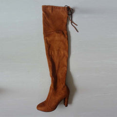 Thigh High Suede Boots (7 Colors)
