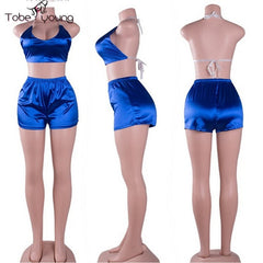 Satin Two Piece Jumpsuit