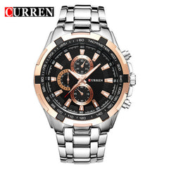 Stainless Steel Luxury Quartz Watch