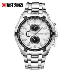 Stainless Steel Luxury Quartz Watch