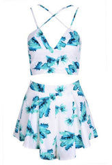 TWO PIECE FLORAL PLAYSUIT