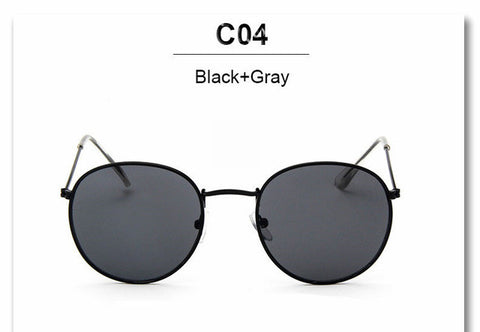 Classic Round Mirror Sunglasses (Multiple Styles)