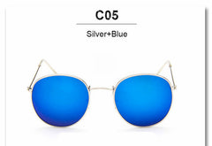 Classic Round Mirror Sunglasses (Multiple Styles)