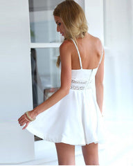 STRAPPED MINI SUMMER DRESS