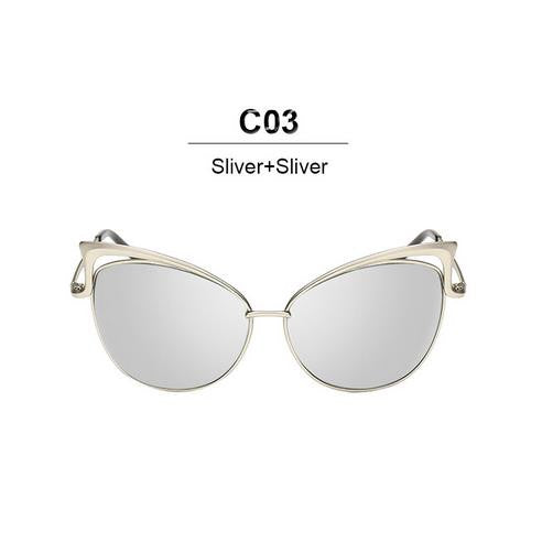 Peaked Mirror Sunglasses (Multiple Styles)