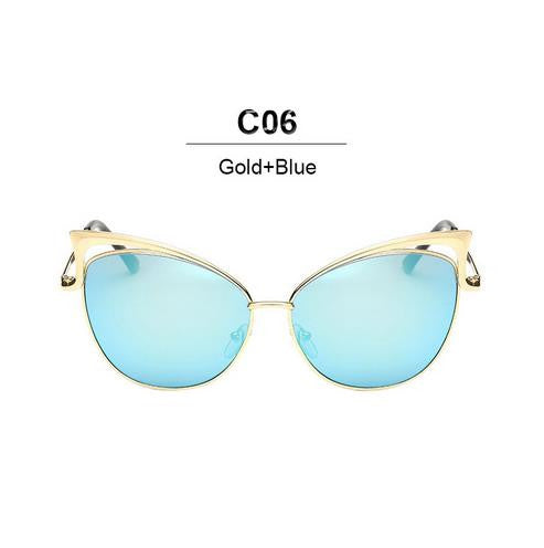 Peaked Mirror Sunglasses (Multiple Styles)