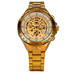 SEWOR Skeleton Stainless Steel Wristwatches