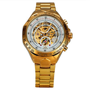SEWOR Skeleton Stainless Steel Wristwatches