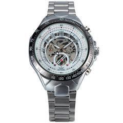 SEWOR Skeleton Stainless Steel Wristwatches