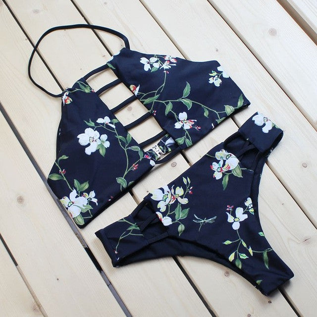 Floral Two Piece Bikini