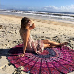 Round Tassel Boho Tapestry