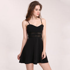 STRAPPED MINI SUMMER DRESS