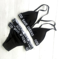 GOD SAVE THE QUEEN BIKINI SET