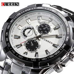 Stainless Steel Luxury Quartz Watch