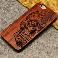 Luxury Bamboo Phone Case For Iphone 5 5S 6 6S 6Plus 6S Plus 7 7Plus